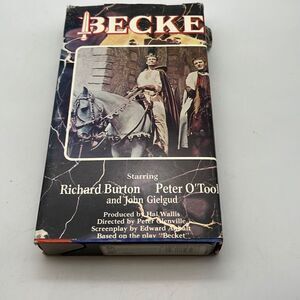 ‎Becket VHS vintage movie